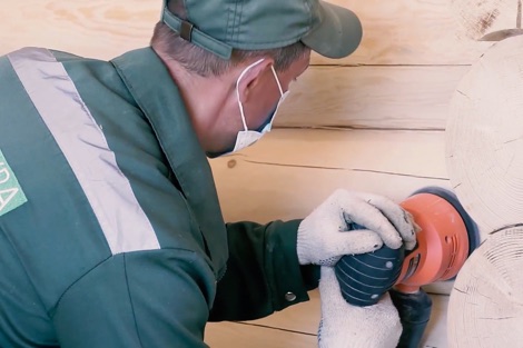 Стильная отделка деревянного дома