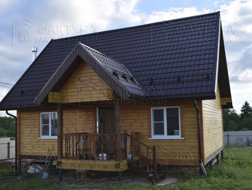 Дачный дом из бруса Емеля - проект в Московской обл.