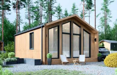 Проект каркасного дома Барн-03