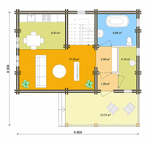 План 1 этажа