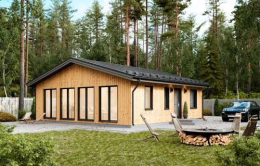 Проект каркасного дома «Сканди-09» 73.7 м²