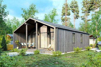 Проект каркасного дома &laquo;Барн-08&raquo;, 81 м².