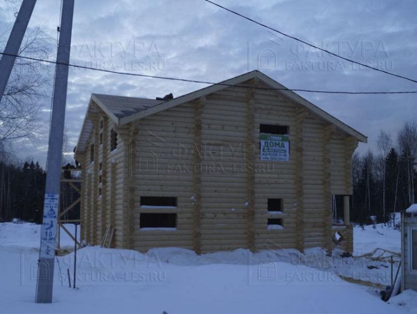 Коттедж из бревна Пушкино в Московской обл. - №12