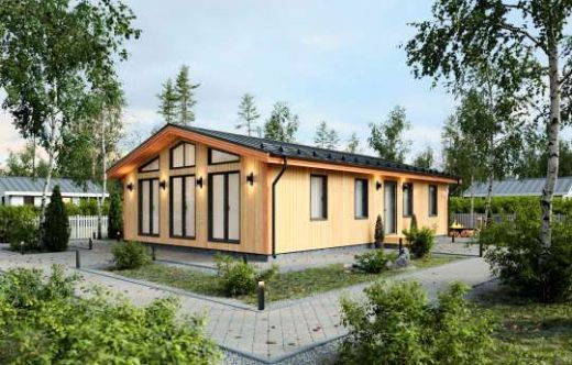 Проект каркасного дома «Сканди-07» 87.2 м²