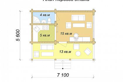 План 1 этажа