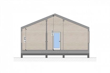 Проект каркасного дома &laquo;Барн-08&raquo;, 81 м². Срез проекта