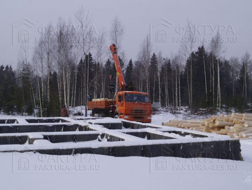 Коттедж из бревна Пушкино в Московской обл. - №5