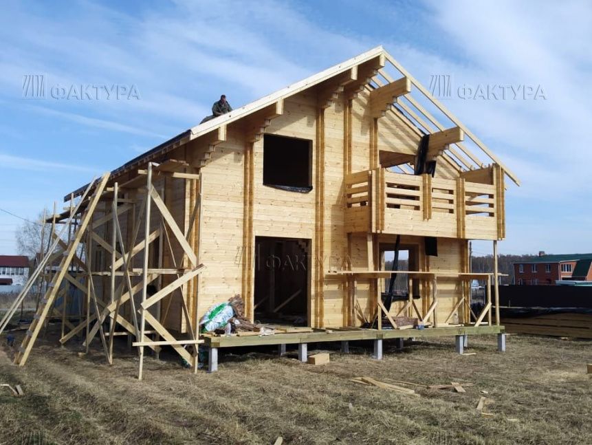 Индивидуальный проект из бруса — Московская обл., Коломенский р-н, д.Нецепино - №33