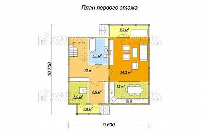 План 1 этажа