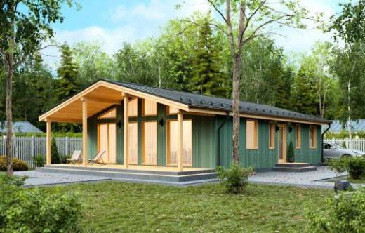 Проект каркасного дома «Сканди-12» 125.8 м²