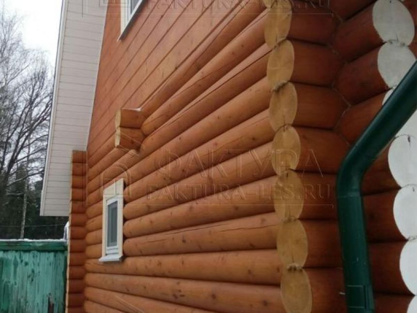 Сруб из бревна - фото проекта в г. Лобня