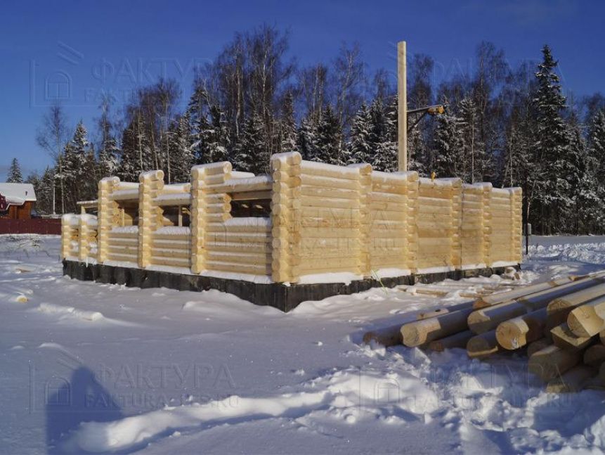 Коттедж из бревна Пушкино в Московской обл. - №7