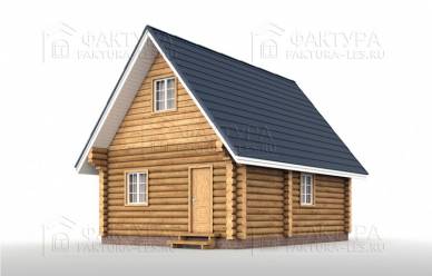 Проект дома из бревна Базовый 6х8