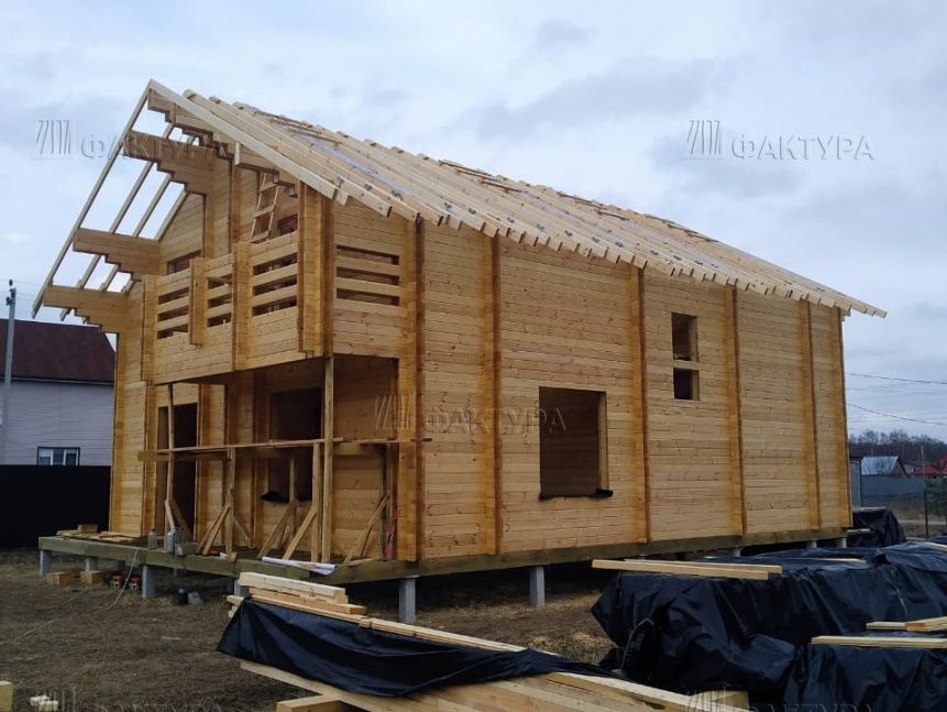 Индивидуальный проект из бруса — Московская обл., Коломенский р-н, д.Нецепино - №30