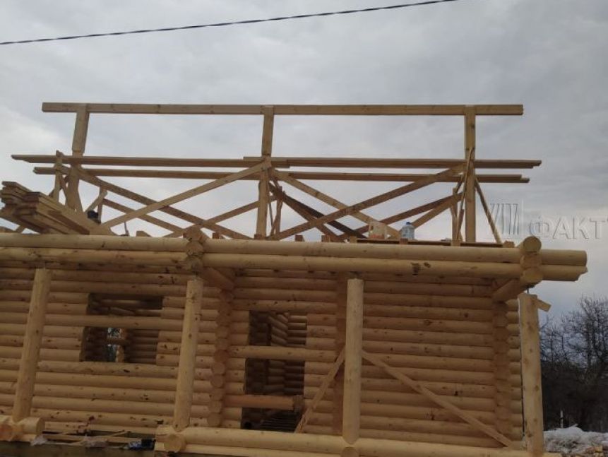 Проект дома из бревна Дымница — №8