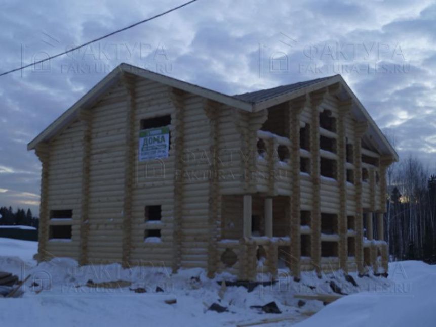 Коттедж из бревна Пушкино в Московской обл. - №15