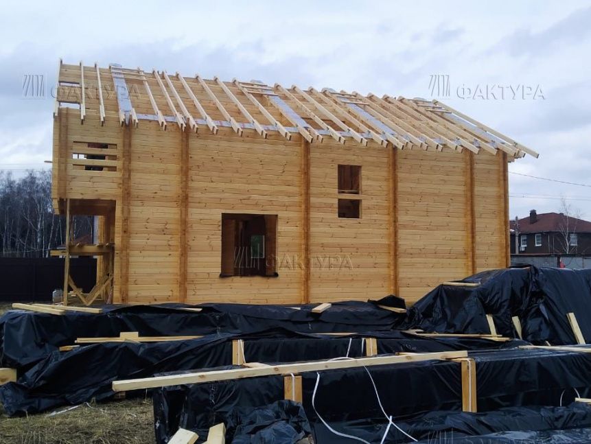 Индивидуальный проект из бруса — Московская обл., Коломенский р-н, д.Нецепино - №29