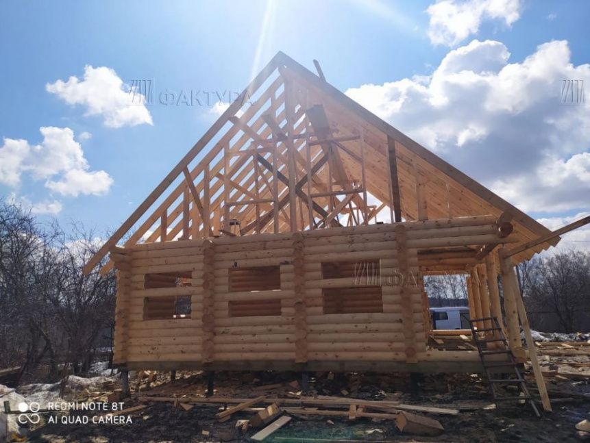 Проект дома из бревна Дымница — №11