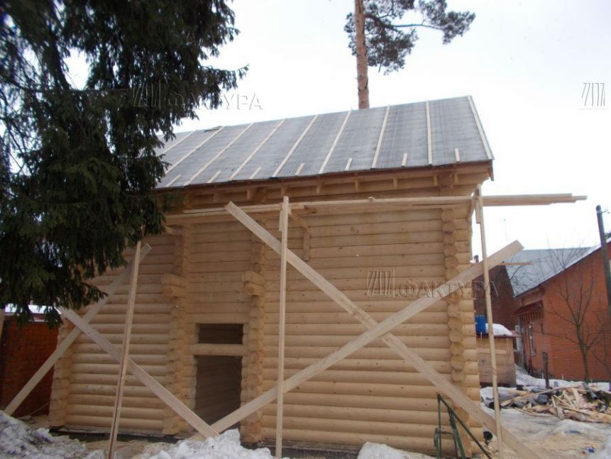 Дом из бревна Крутец в Московской обл. - №7