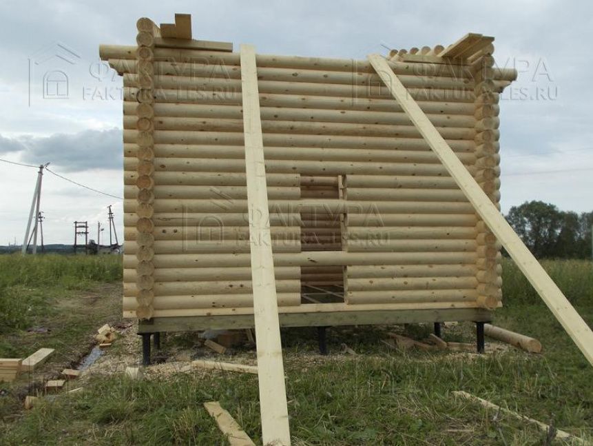 Погрузка брёвен - проект Б-20 в Ярославской обл.