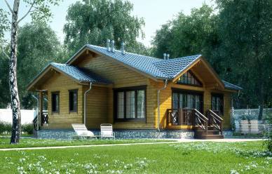 Проект дома из бруса Романово