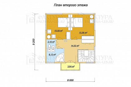 План 2 этажа