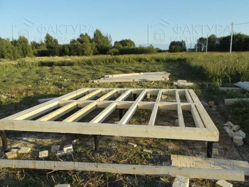 Фундамент - строительство по проекту Б-20 в Ярославской обл.