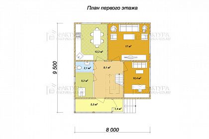 План 1 этажа