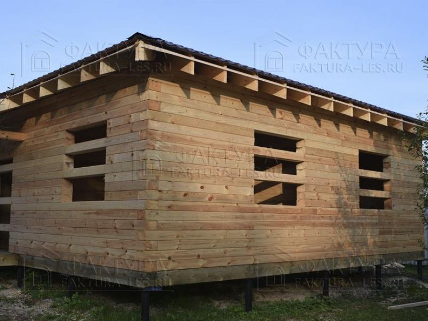 Постройка из бруса - фото №1