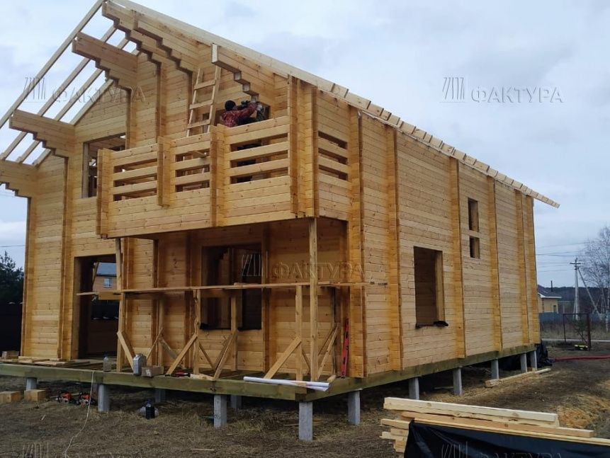 Индивидуальный проект из бруса — Московская обл., Коломенский р-н, д.Нецепино - №27