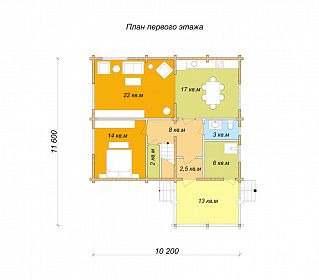 План 1 этажа