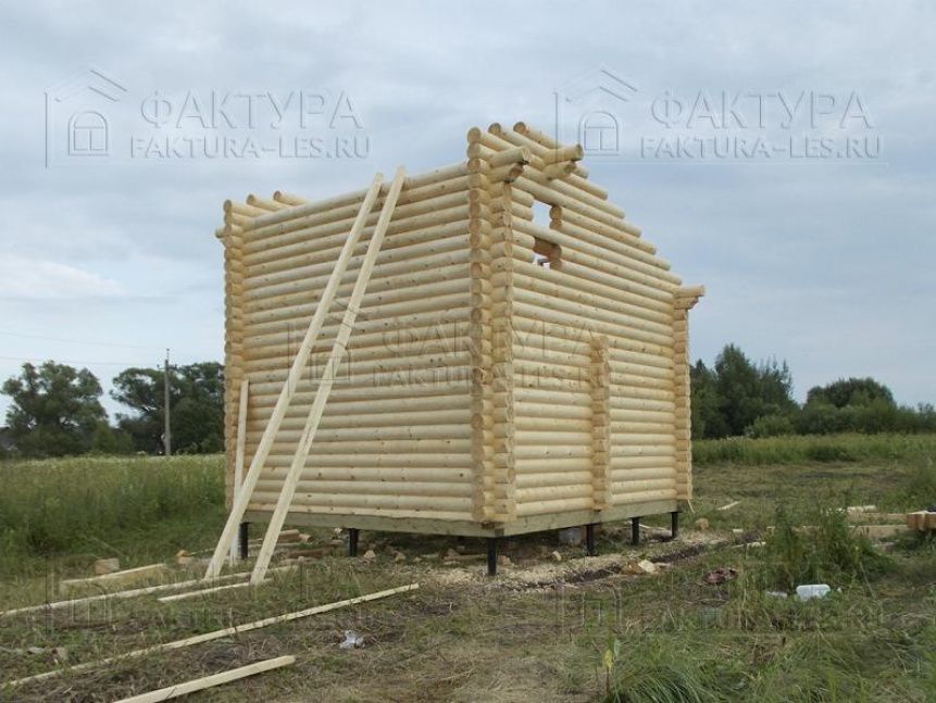 Стройка из бревна в Ярославской обл.