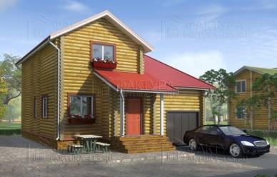 Проект дома из бревна Яснево