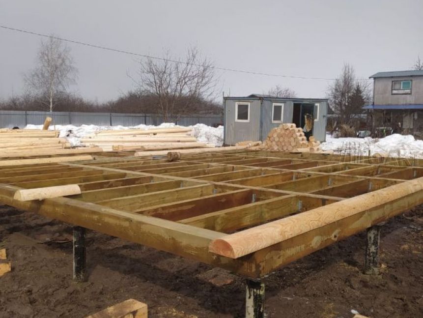 Проект дома из бревна Дымница — №1