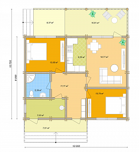 План 1 этажа