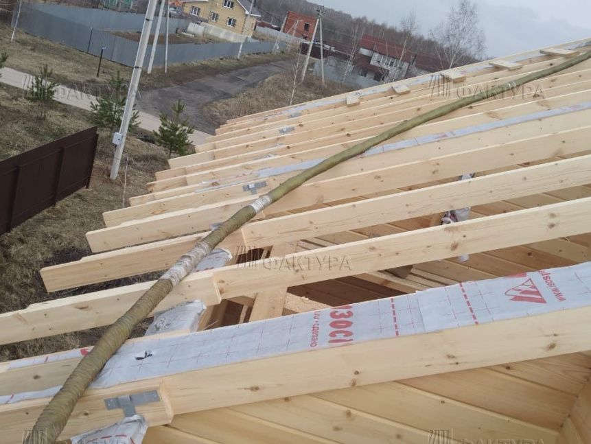 Индивидуальный проект из бруса — Московская обл., Коломенский р-н, д.Нецепино - №31