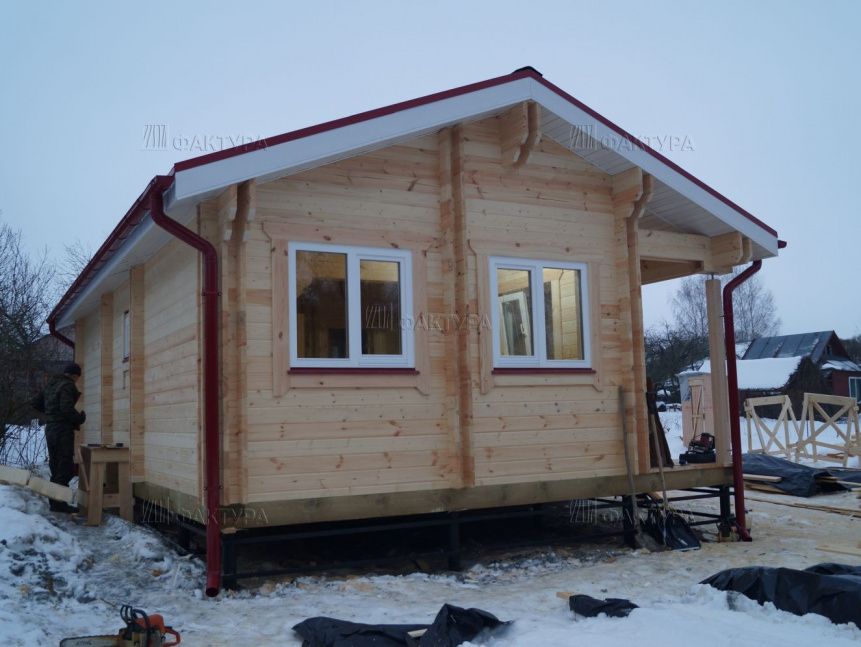 Дом из бруса «Боден» — Московская обл., Дмитровский р-н, д.Исаково - №60