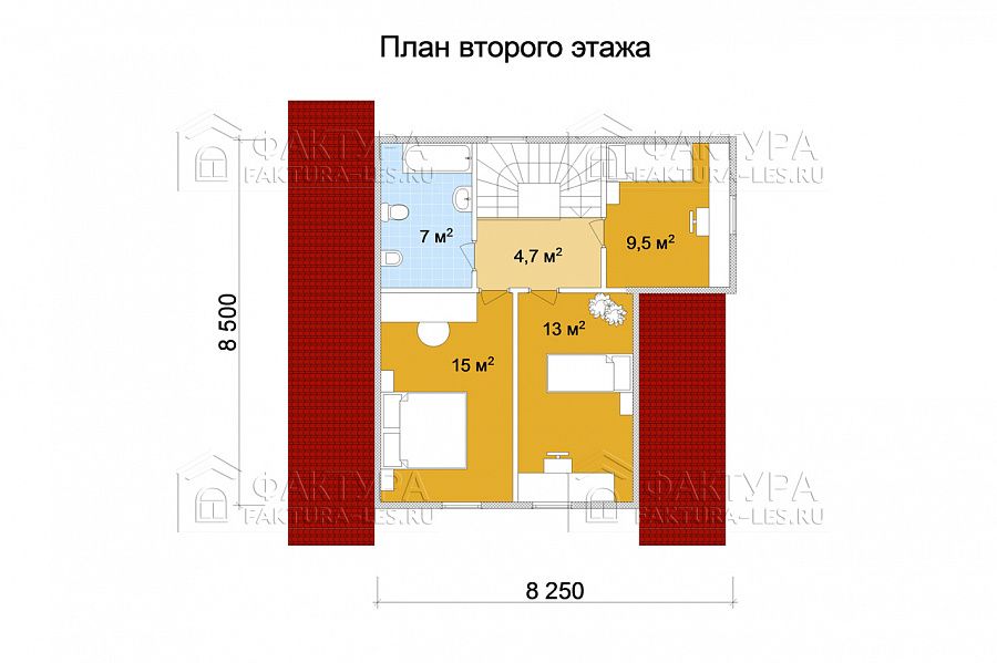 План 2 этажа