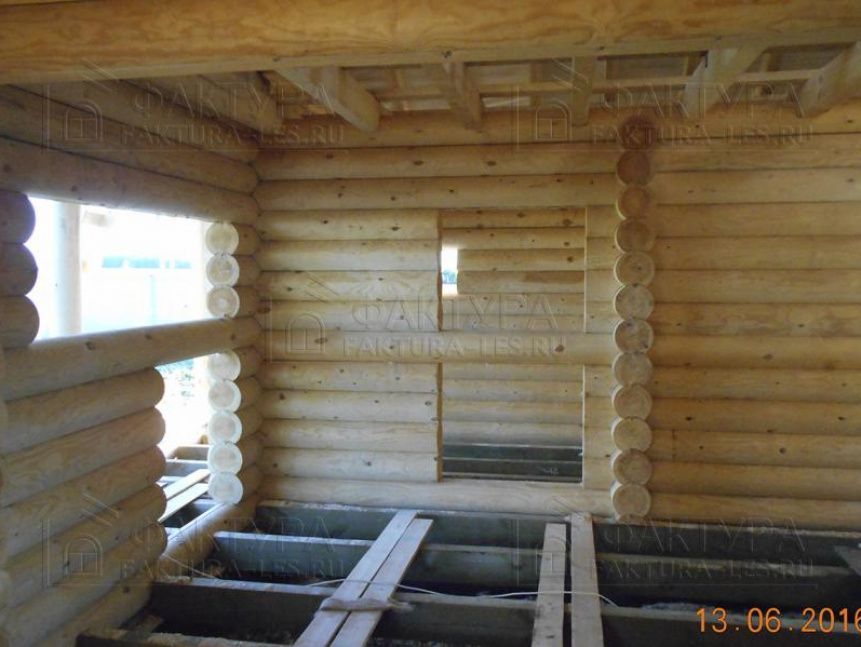 Дверные проёмы - сруб бани Б-29 изнутри