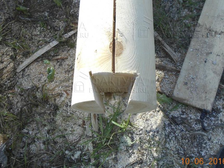 Строительный материал - бревна для проекта Б-29