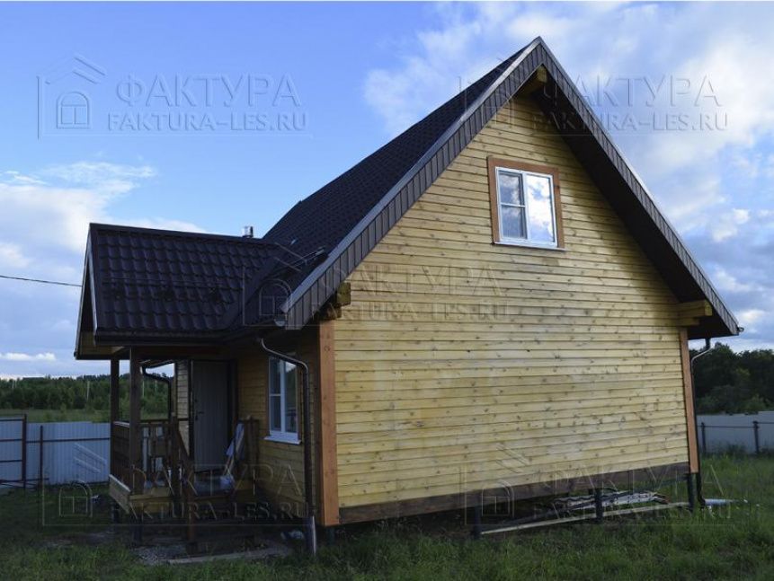 Дом из бруса Емеля - вид справа