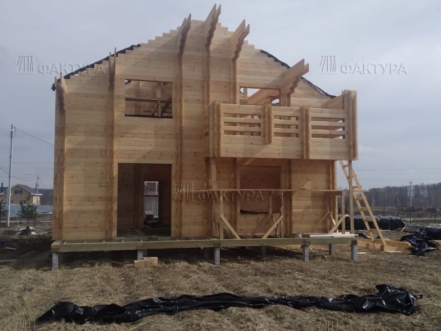 Индивидуальный проект из бруса — Московская обл., Коломенский р-н, д.Нецепино - №19