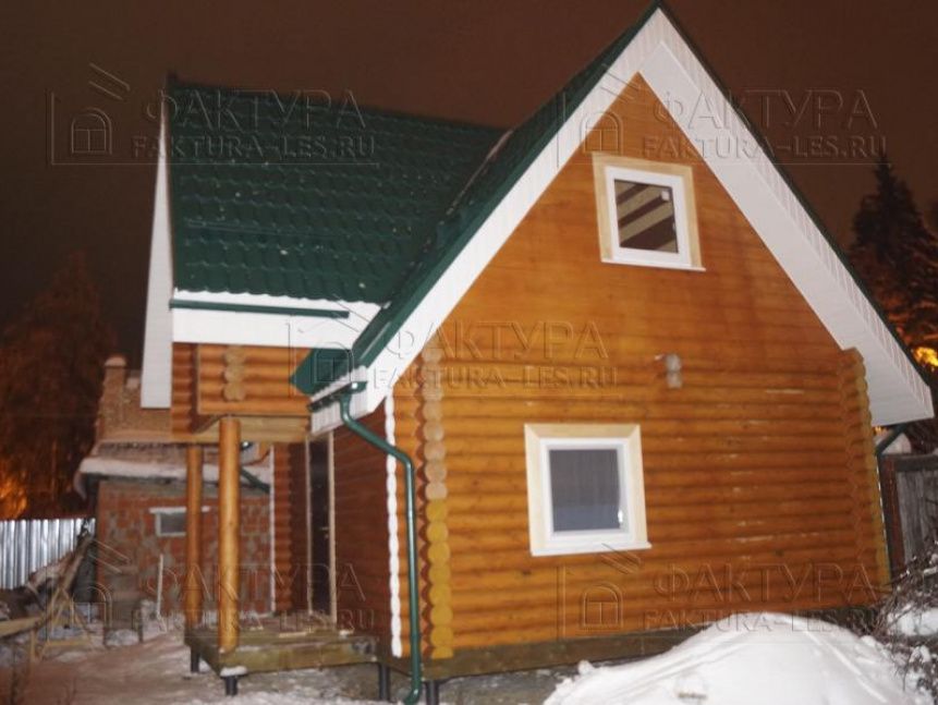 Дача из бревна - проект Б-2 в г. Лобня