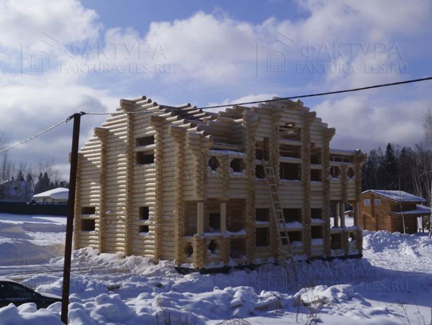 Коттедж из бревна Пушкино в Московской обл. - №10