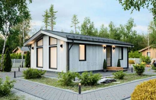 Проект каркасного дома «Сканди-03» 47.8 м²