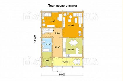 План 1 этажа