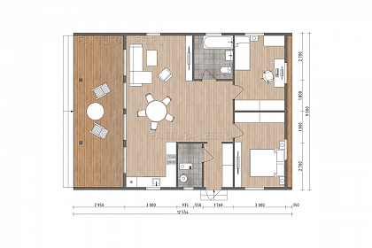 План 1 этажа