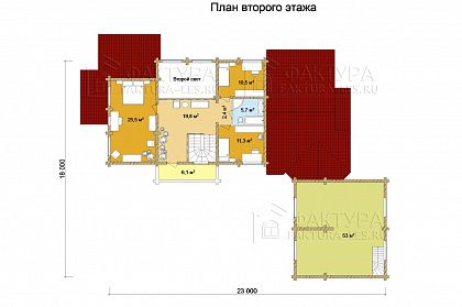 План 2 этажа