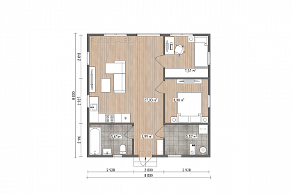 План 1 этажа