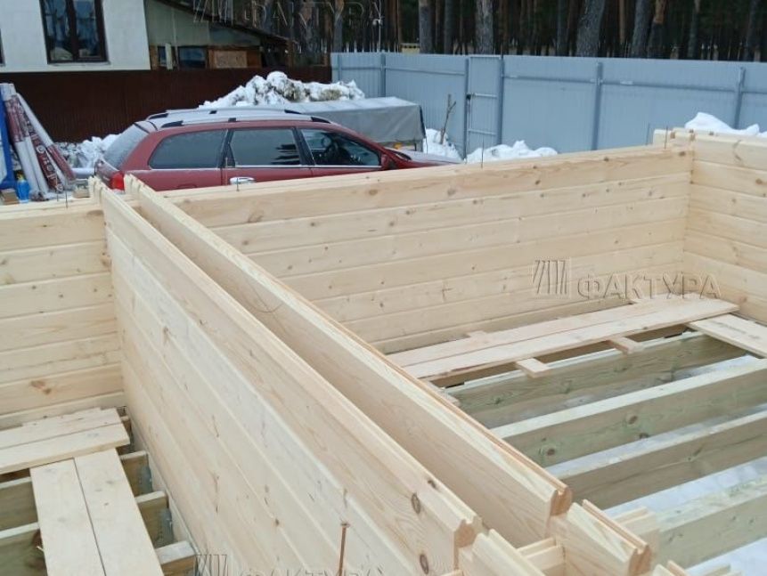 Индивидуальный проект из бруса — Московская обл., Раменский р-н, д.Минево - №7